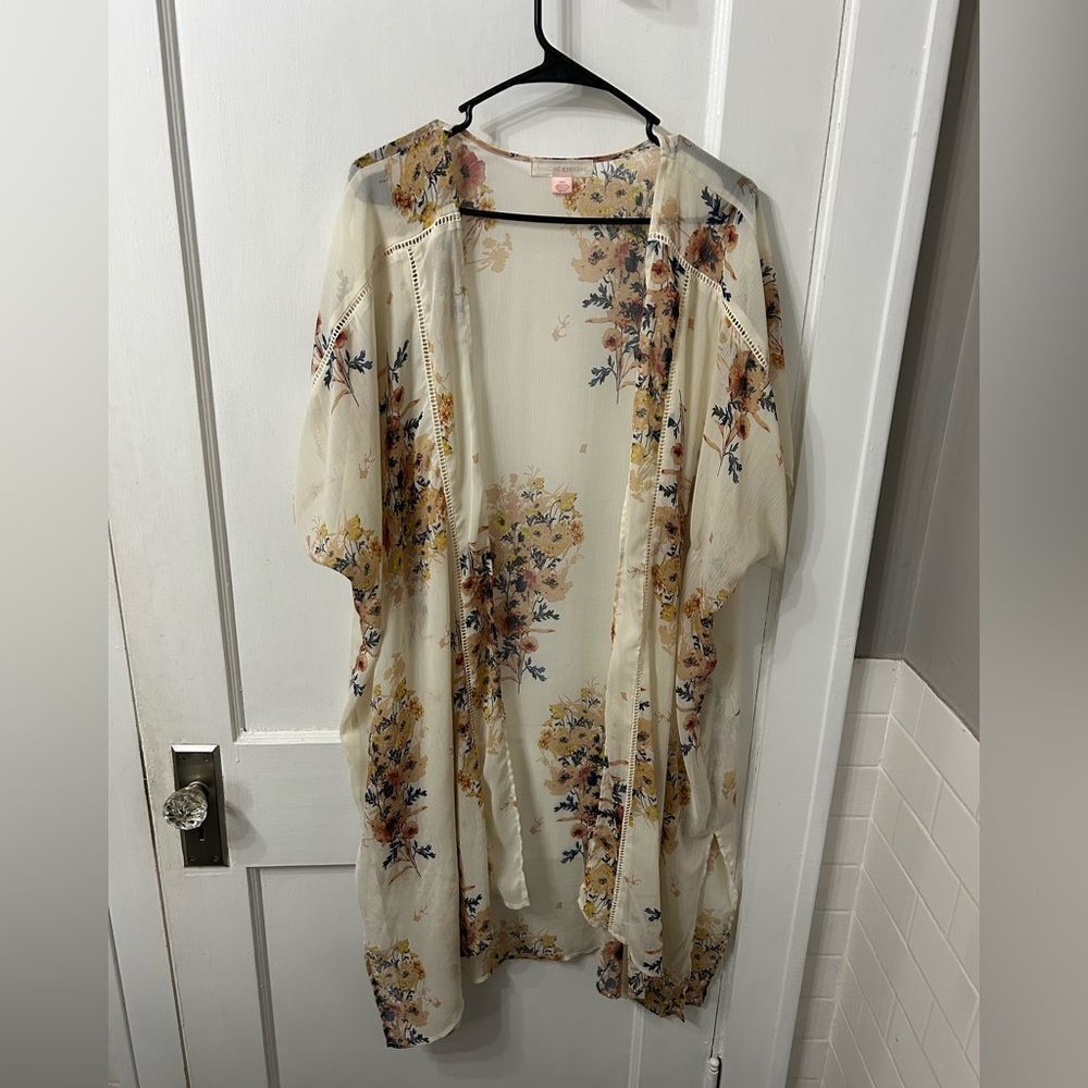 Band of Gypsies Floral Sheer Top
